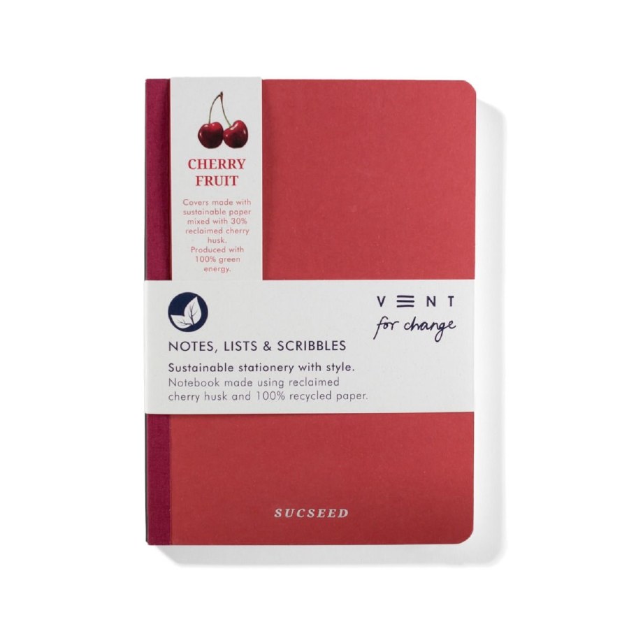 VENT for Change Sucseed A5 Reclaimed Cherry Notebook