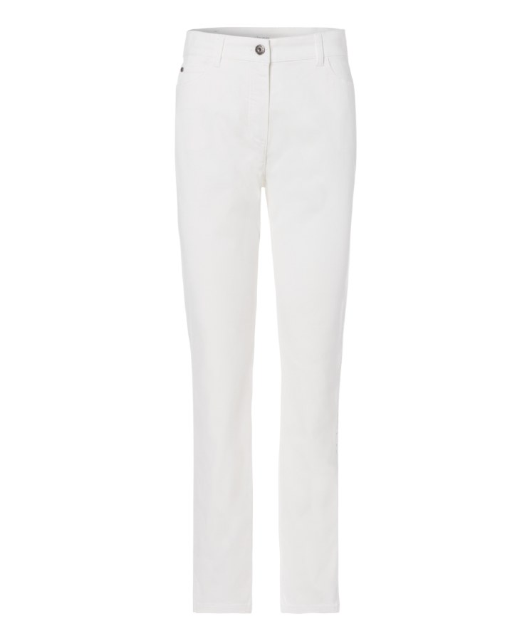 Olsen Mona Slim Stretch Jeans 10 Off White