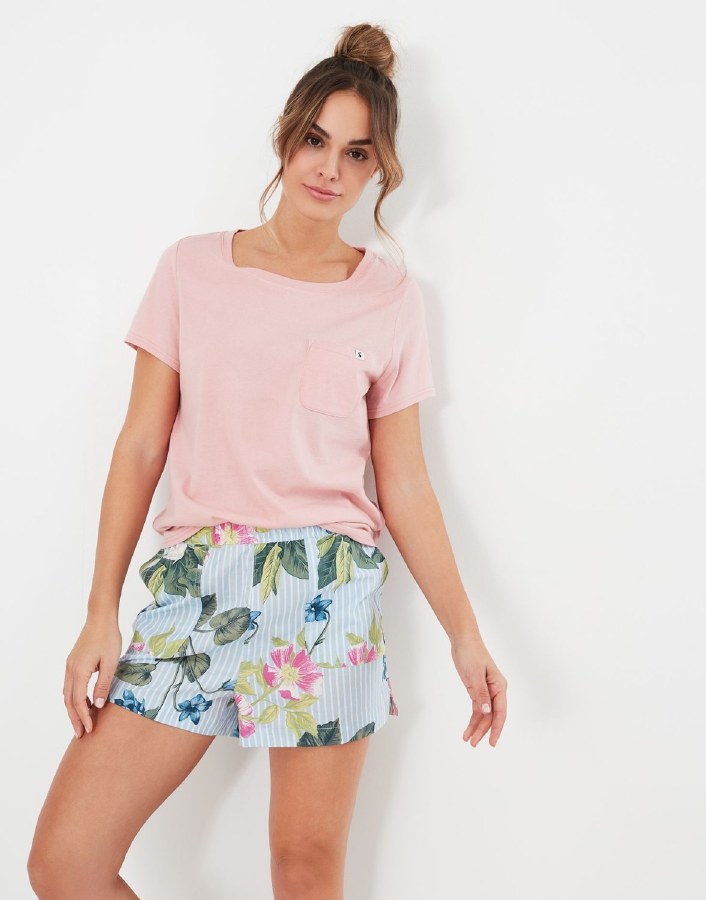 Joules Nightdale TShirt And Short Set