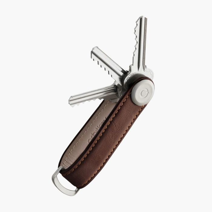 Orbitkey 2.0 Leather Key Organiser Espresso/Brown