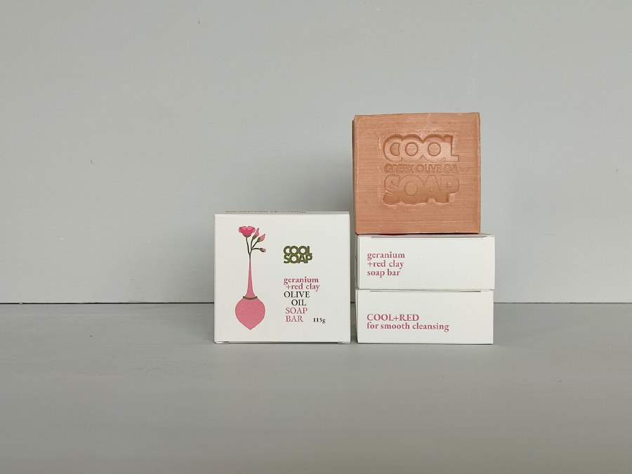 Cool Soap Geranium & Red Clay