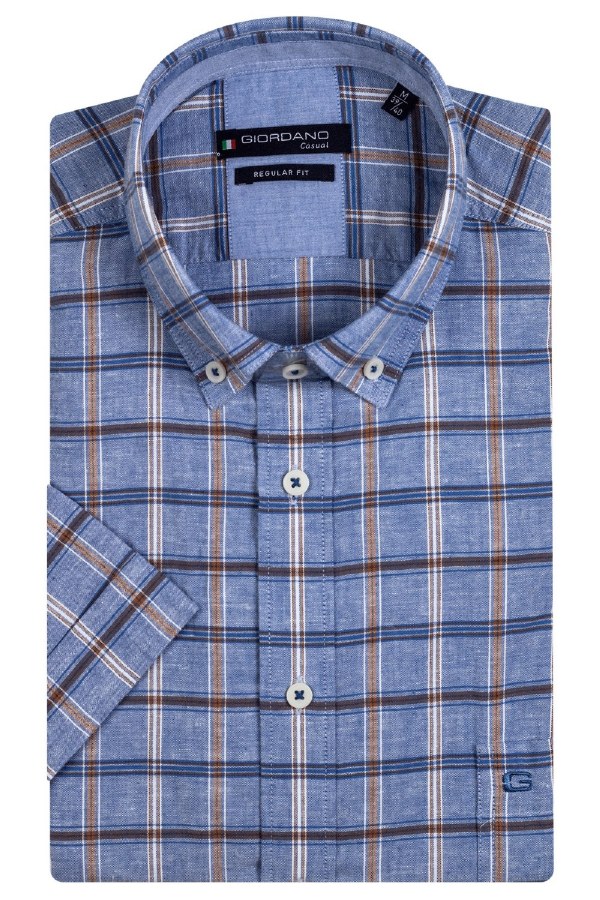 Giordano SS Check Shirt