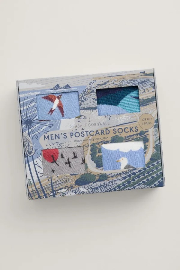 Seasalt Men's Postcard Socks
