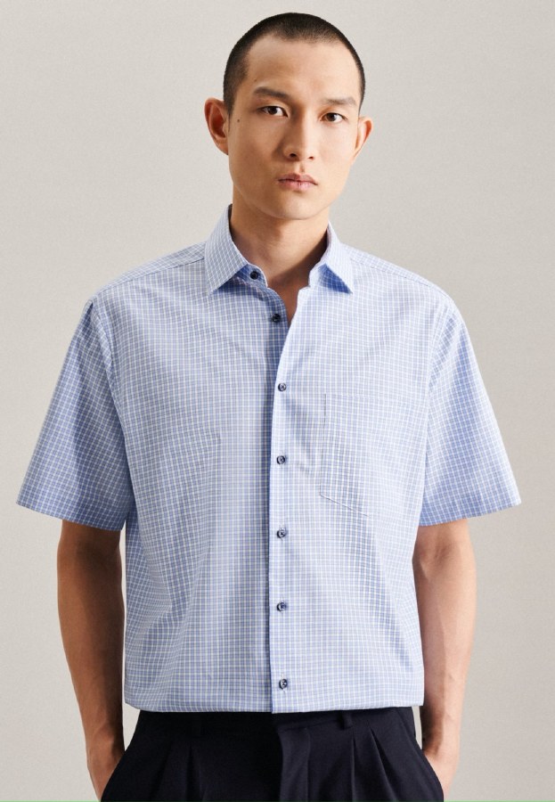 Seidensticker SS Check Shirt