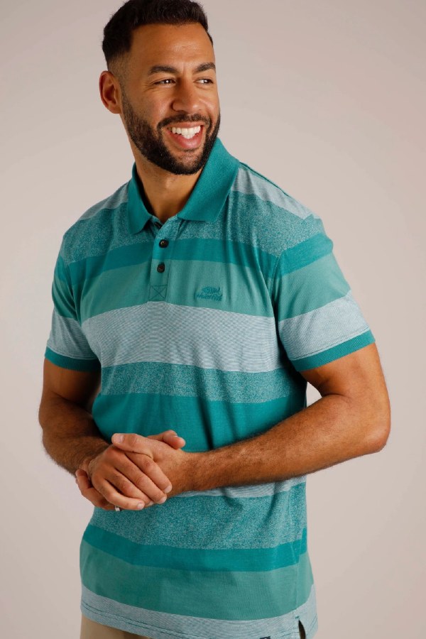 Weird Fish Lymore Stripe Polo