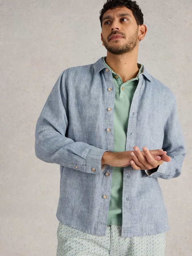 White Stuff LS Linen Shirt