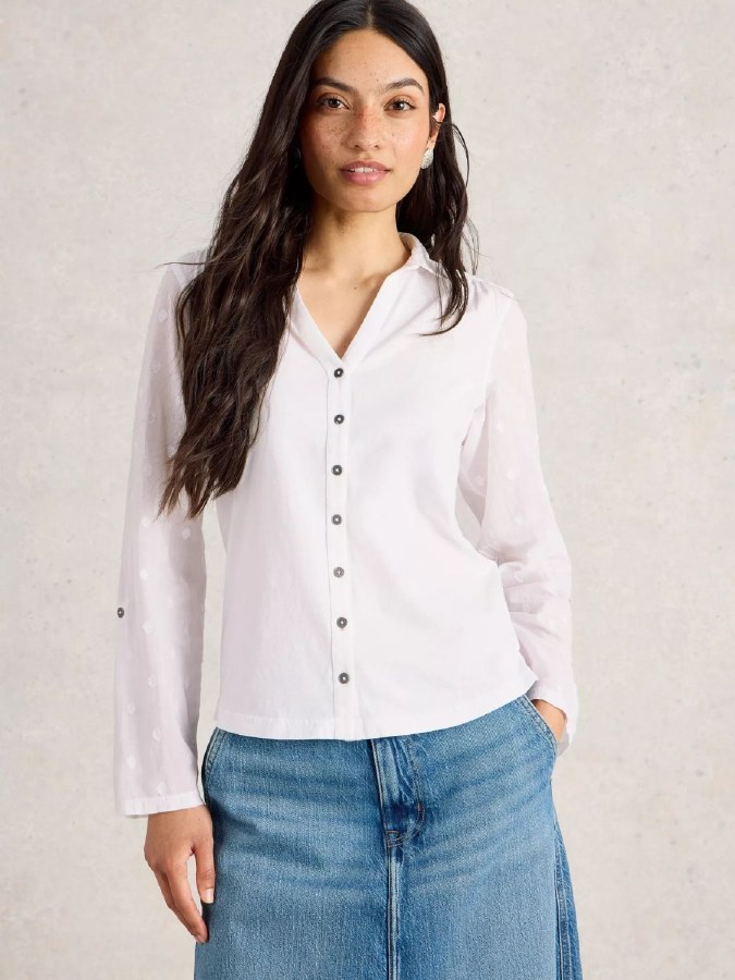 White Stuff Annie Mix Shirt