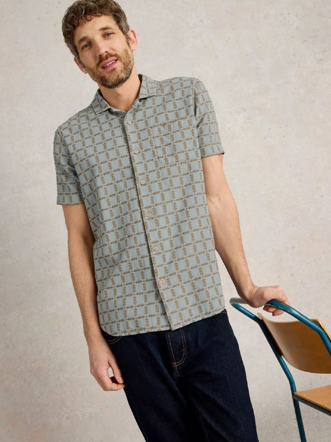White Stuff Overdye Check Shirt