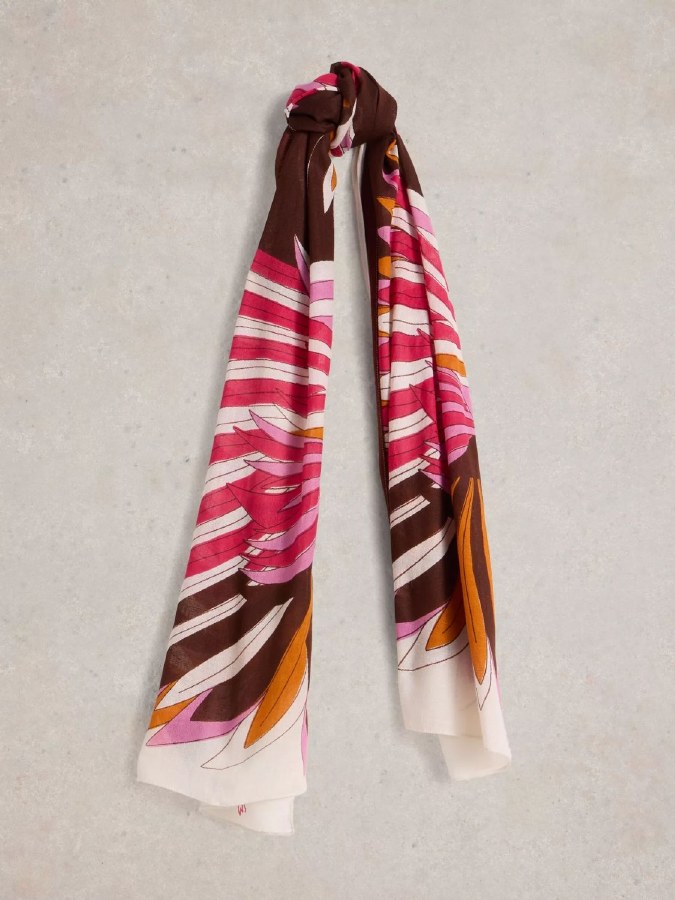 White Stuff Sundance Bird Print Scarf