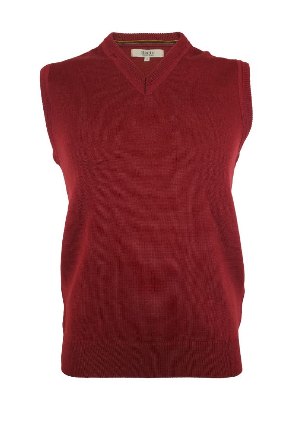 Fishers Rialto Merino Blend Slipover M Claret