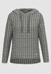 Additional picture of Bianca Ellis Houndstooth Hoodie