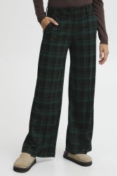 Additional picture of Ichi Kate Check Trousers