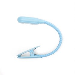 Additional picture of Kikkerland Rechargable Clip Book Light - Blue