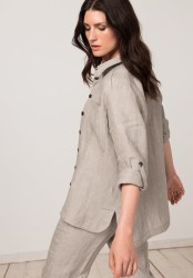 Additional picture of Bianca Linen Shirt Jacket