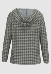Additional picture of Bianca Ellis Houndstooth Hoodie