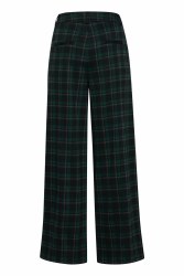 Additional picture of Ichi Kate Check Trousers