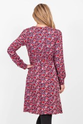 Additional picture of Brakebuen Mixed Berry Wrap Dress