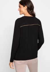 Additional picture of Olsen Crepe Sparkle Top