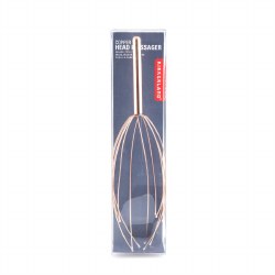 Additional picture of Kikkerland Head Massager Copper