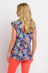 Additional picture of Brakeburn Trailing Tropics Sleeveless Blouse