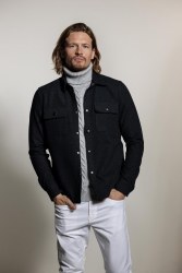 Additional picture of Giordano Cable Knit Cashmere Mix Polo
