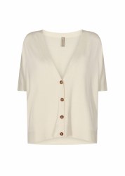 Additional picture of Soya Concept Eireen Short Sleeve V Neck Cardigan