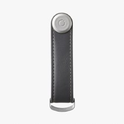 Additional picture of Orbitkey 2.0 Leather Key Organiser Charcoal/Grey