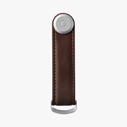 Additional picture of Orbitkey 2.0 Leather Key Organiser Espresso/Brown