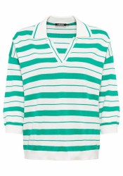 Additional picture of Olsen Stripe Knit Polo