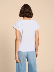 Additional picture of White Stuff Nelly Embroidered Tshirt
