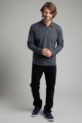 Additional picture of WF 18669 Jasper Long Sleeved Poloshirt