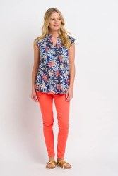Additional picture of Brakeburn Trailing Tropics Sleeveless Blouse