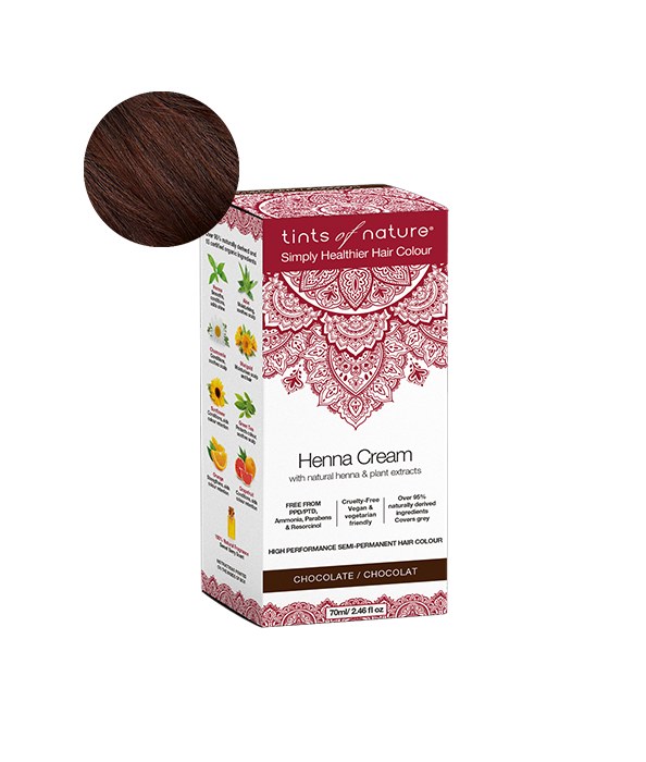 Henna Cream Chocolate Nuts Grains