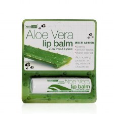 Aloe Vera Lip Balm with Tea Tree & Lysine