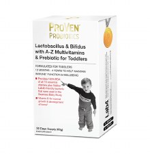 Lactobacillus & Bifidus with A-Z Multivitamins & Prebiotic for Toddlers Lactobacillus & Bifidus with A-Z Multivitamins & Prebiotic for Toddlers
