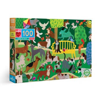 Dogs at Play 100-Piece Puzzle