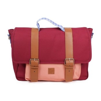 Messenger Bag Plum Luck