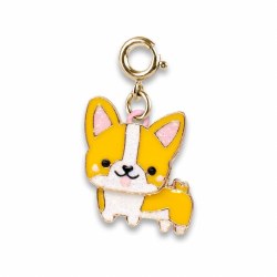 Gold Corgi Charm