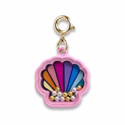 Gold Shell Shaker Charm