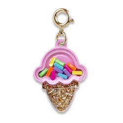 Ice Cream Cone Shaker Charm