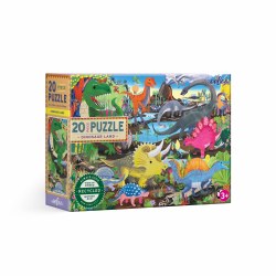 Dinosaur Land 20-Piece Puzzle