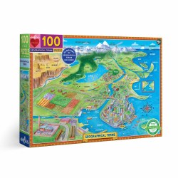 Geographical Terms 100-Piece Puzzle