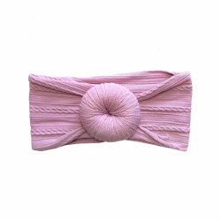 Headband Cable Bun Mauve