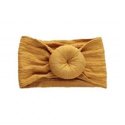 Headband Cable Bun Mustard
