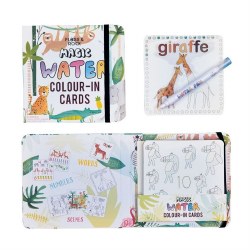 Magic Water Color Cards Jungle