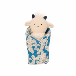 Goat Rattle and Burp Cloth