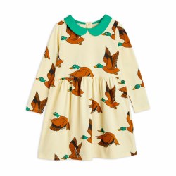 Ducks AOP LS Dress 10/11Y