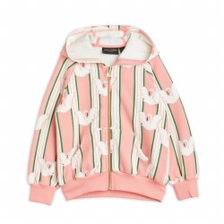 Swan AOP Zip Hoodie 4/5Y