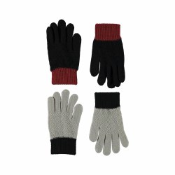 Kyra Glove Set Warm Grey 8-16Y
