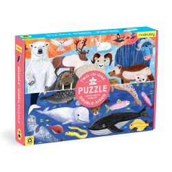 Arctic 100-Piece Double-Sided Puzzle